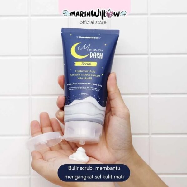 𝐑𝐀𝐃𝐘𝐒𝐀 - MARSHWILLOW EXFOLIATING BLISS MOON DASH BODY SCRUB 150 ML - Image 3