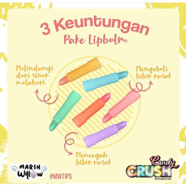 𝐑𝐀𝐃𝐘𝐒𝐀 - Marshwillow Candy Crush Lip Balm RANDOM 1PCS - Image 6