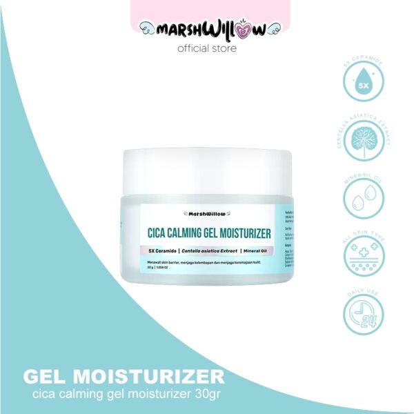 𝐑𝐀𝐃𝐘𝐒𝐀 - Marshwillow Cica Calming Gel Moisturizer, By Natasha Wilona - Image 2