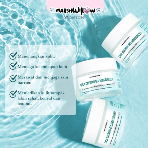 𝐑𝐀𝐃𝐘𝐒𝐀 - Marshwillow Cica Calming Gel Moisturizer, By Natasha Wilona - Image 3