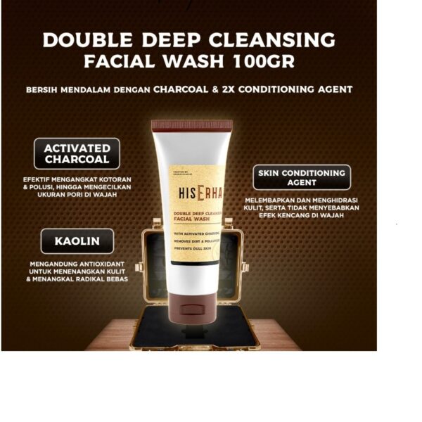 𝐑𝐀𝐃𝐘𝐒𝐀 - HIS ERHA Facial Wash 100g - Sabun Wajah Jerawat Khusus Pria - Image 7