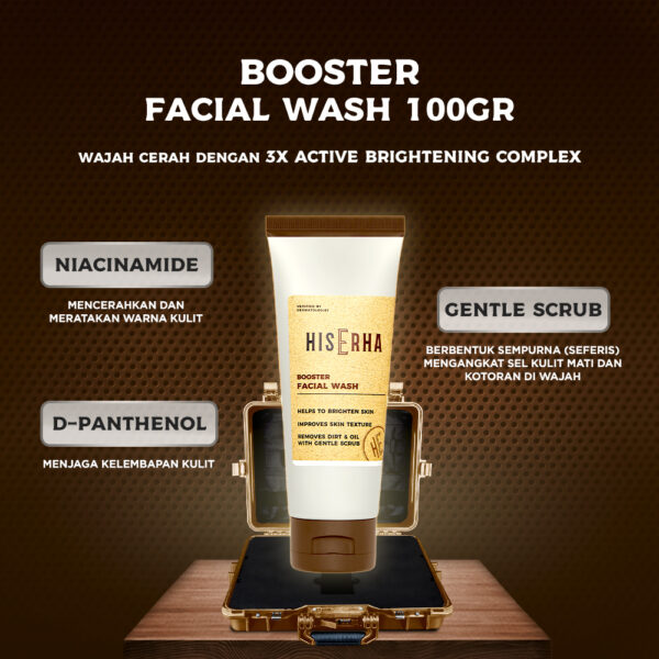 𝐑𝐀𝐃𝐘𝐒𝐀 - HIS ERHA Facial Wash 100g - Sabun Wajah Jerawat Khusus Pria - Image 9