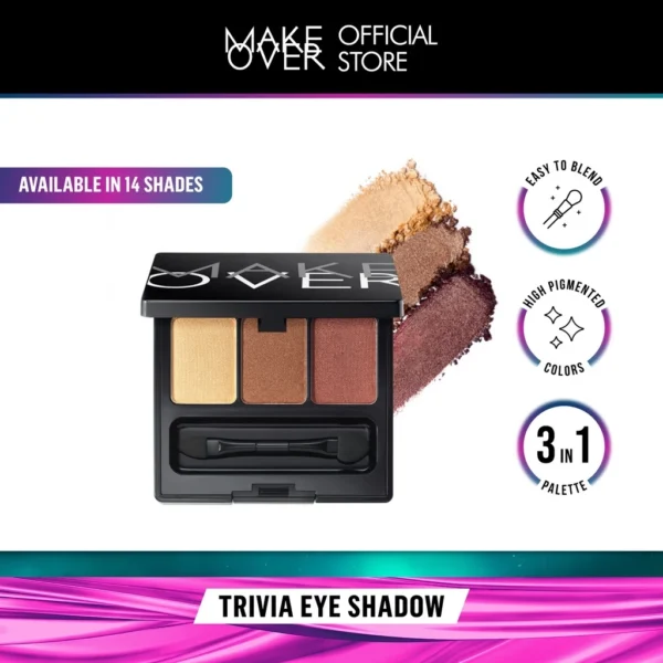 MAKE OVER Trivia Eye Shadow 6 g - Eye Shadow Palette - Image 2