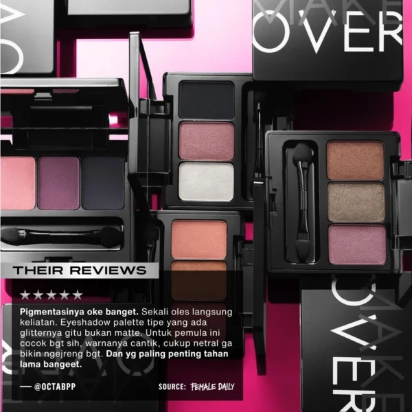 MAKE OVER Trivia Eye Shadow 6 g - Eye Shadow Palette - Image 3