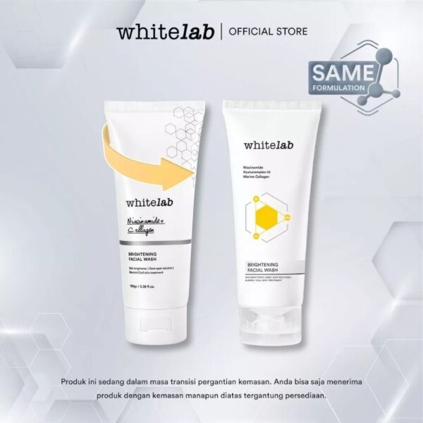 𝐑𝐀𝐃𝐘𝐒𝐀 - Whitelab Brightening Facial Wash 100gr - Sabun Cuci Muka - Image 3