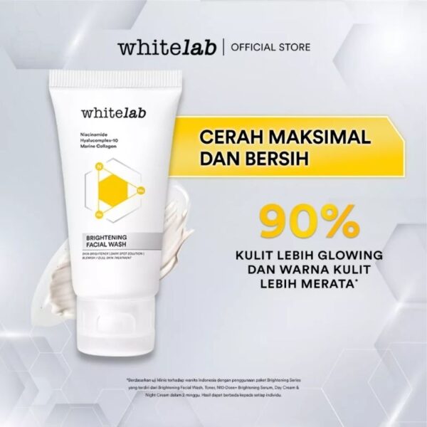 𝐑𝐀𝐃𝐘𝐒𝐀 - Whitelab Brightening Facial Wash 100gr - Sabun Cuci Muka - Image 4