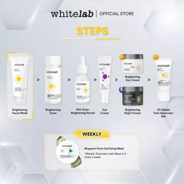 𝐑𝐀𝐃𝐘𝐒𝐀 - Whitelab Brightening Facial Wash 100gr - Sabun Cuci Muka - Image 7