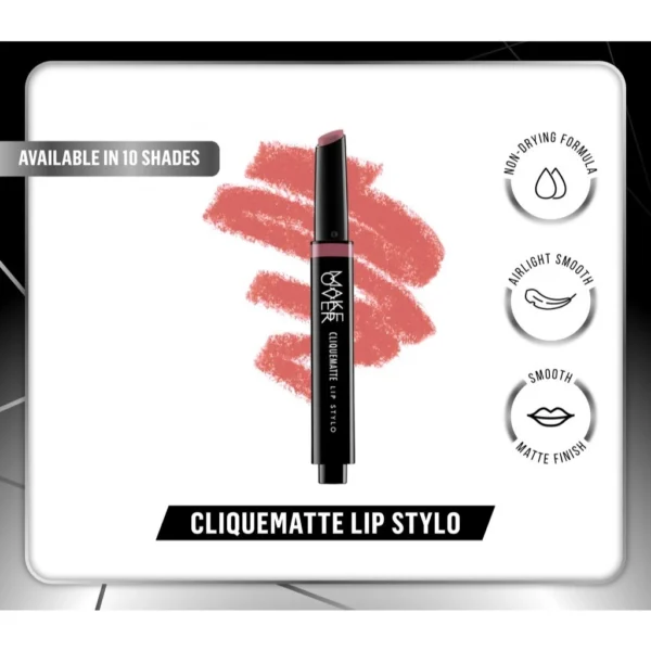 𝐑𝐀𝐃𝐘𝐒𝐀 - MAKE OVER Cliquematte Lip Stylo 2g - Lipstick Matte