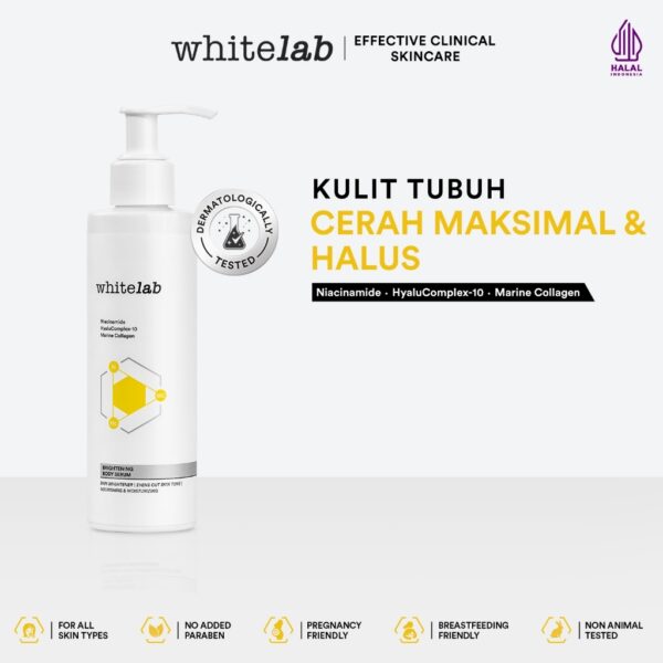 𝐑𝐀𝐃𝐘𝐒𝐀 - Whitelab Brightening Body Serum 200gr ( Body Lotion Mencerahkan ) - Image 2