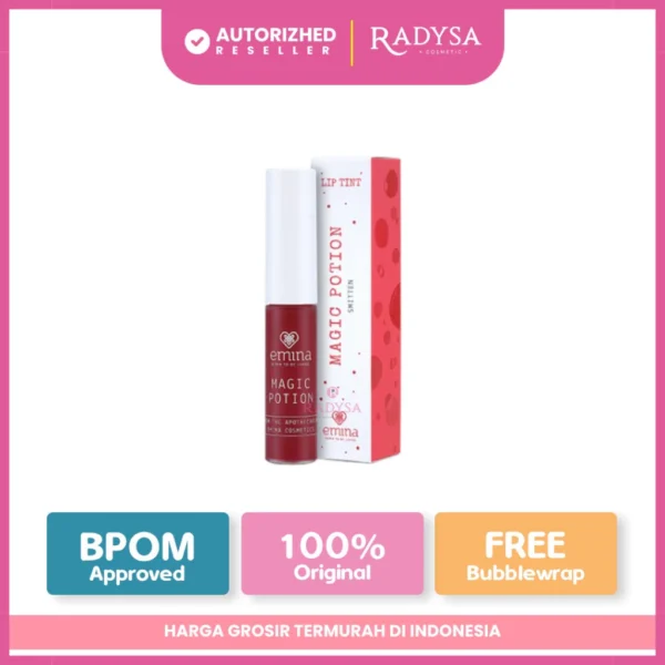 𝐑𝐀𝐃𝐘𝐒𝐀 - Emina Magic Potion - Lip Tint Natural dan Fresh