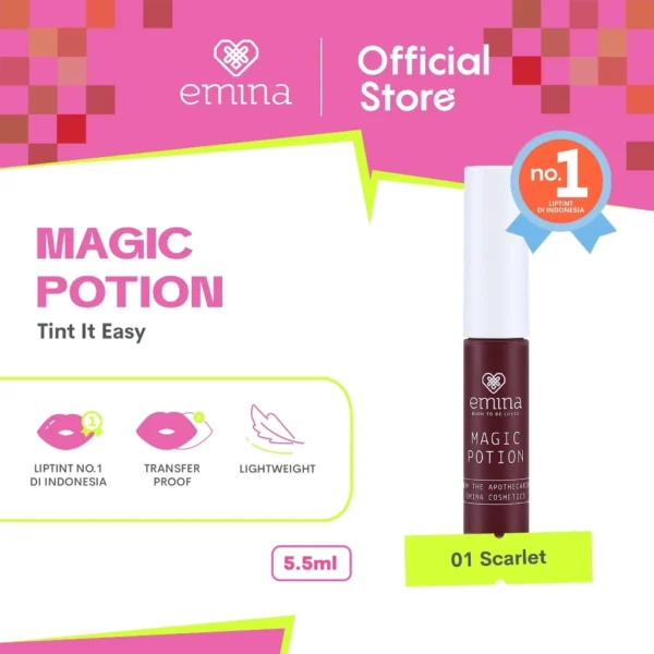 𝐑𝐀𝐃𝐘𝐒𝐀 - Emina Magic Potion - Lip Tint Natural dan Fresh - Image 7