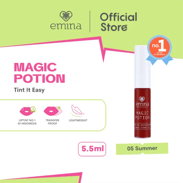 𝐑𝐀𝐃𝐘𝐒𝐀 - Emina Magic Potion - Lip Tint Natural dan Fresh - Image 3