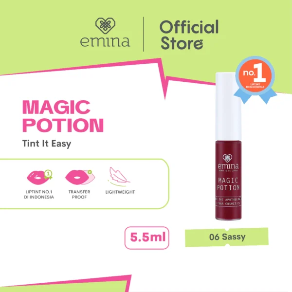 𝐑𝐀𝐃𝐘𝐒𝐀 - Emina Magic Potion - Lip Tint Natural dan Fresh - Image 2