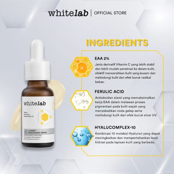 𝐑𝐀𝐃𝐘𝐒𝐀 - Whitelab C-Dose+ Brightening Serum - Image 4