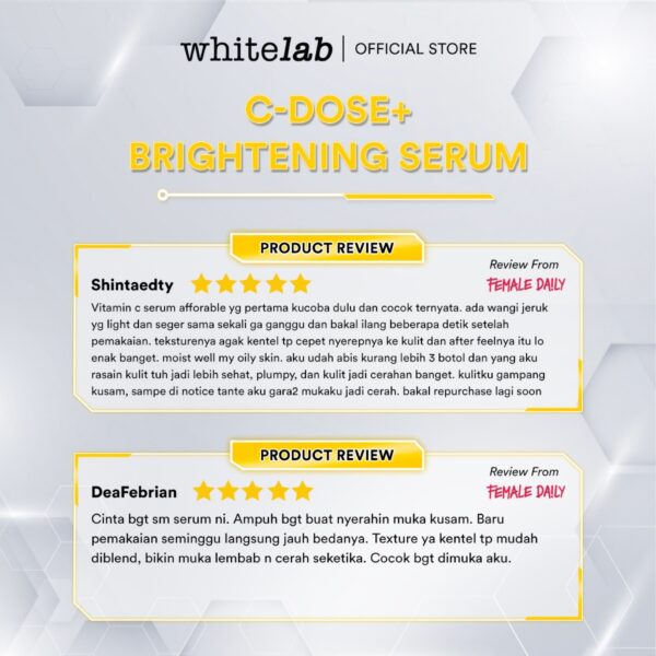 𝐑𝐀𝐃𝐘𝐒𝐀 - Whitelab C-Dose+ Brightening Serum - Image 5