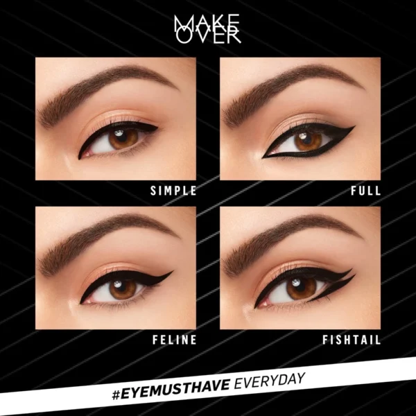 𝐑𝐀𝐃𝐘𝐒𝐀 - MAKE OVER Hyperblack Superstay Liner 1 g - Eye Liner - Image 4