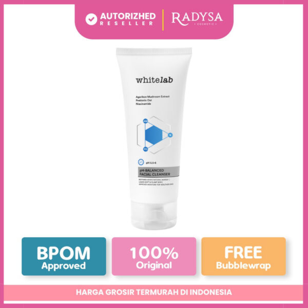 𝐑𝐀𝐃𝐘𝐒𝐀 - Whitelab pH-Balanced Facial Cleanser - Sabun Cuci Muka 100gr