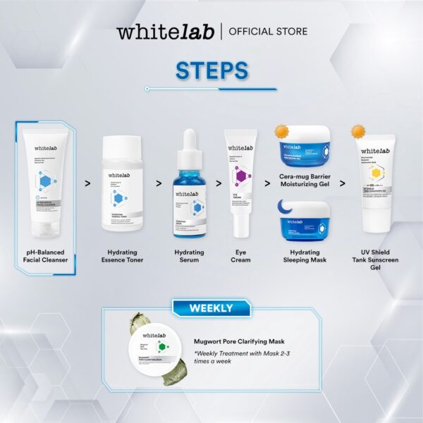 𝐑𝐀𝐃𝐘𝐒𝐀 - Whitelab pH-Balanced Facial Cleanser - Sabun Cuci Muka 100gr - Image 7