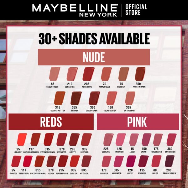 𝐑𝐀𝐃𝐘𝐒𝐀 - Maybelline Superstay Matte Ink Liquid Matte Lipstick Lipcream - Image 7