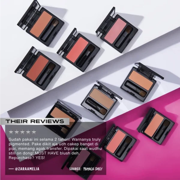 𝐑𝐀𝐃𝐘𝐒𝐀 - MAKE OVER Blush On Single 6 g - Blush On - Image 3