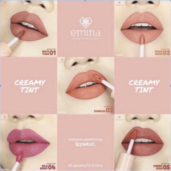 𝐑𝐀𝐃𝐘𝐒𝐀 - Emina Creamy Tint 3.5g | Lip Tint Remaja - Image 2