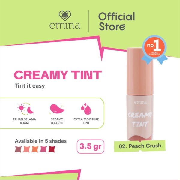 𝐑𝐀𝐃𝐘𝐒𝐀 - Emina Creamy Tint 3.5g | Lip Tint Remaja - Image 5