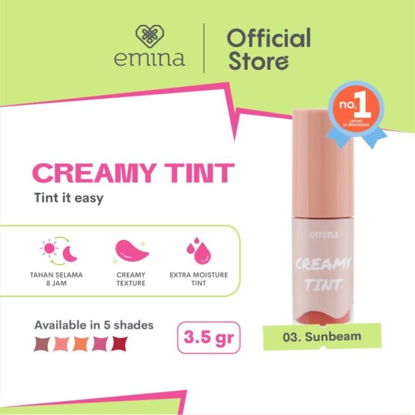 𝐑𝐀𝐃𝐘𝐒𝐀 - Emina Creamy Tint 3.5g | Lip Tint Remaja - Image 6