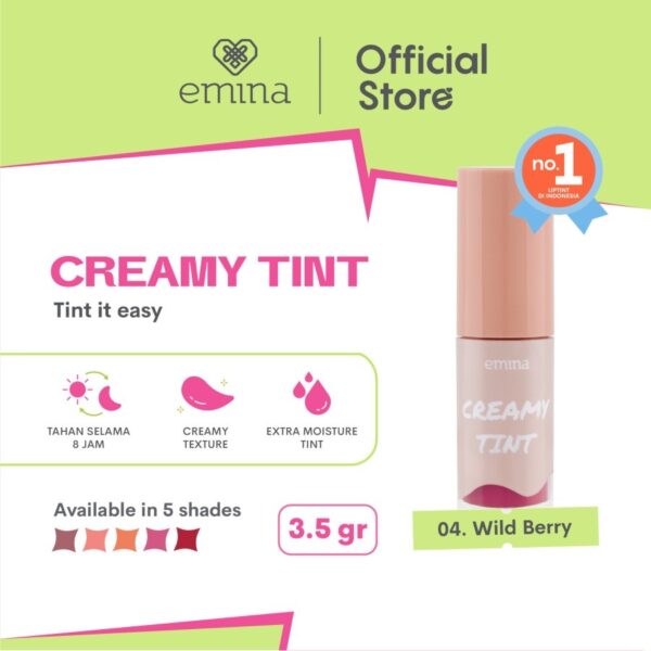 𝐑𝐀𝐃𝐘𝐒𝐀 - Emina Creamy Tint 3.5g | Lip Tint Remaja - Image 7