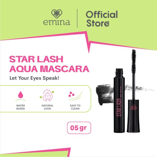 𝐑𝐀𝐃𝐘𝐒𝐀 - Emina Star Lash Aqua Mascara 5 gr - Mascara - Image 2