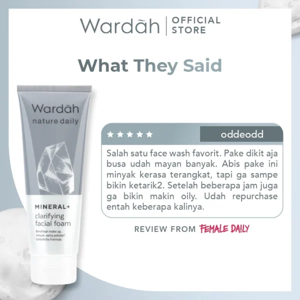 𝐑𝐀𝐃𝐘𝐒𝐀 -Wardah Clarifying Facial Foam - Image 5