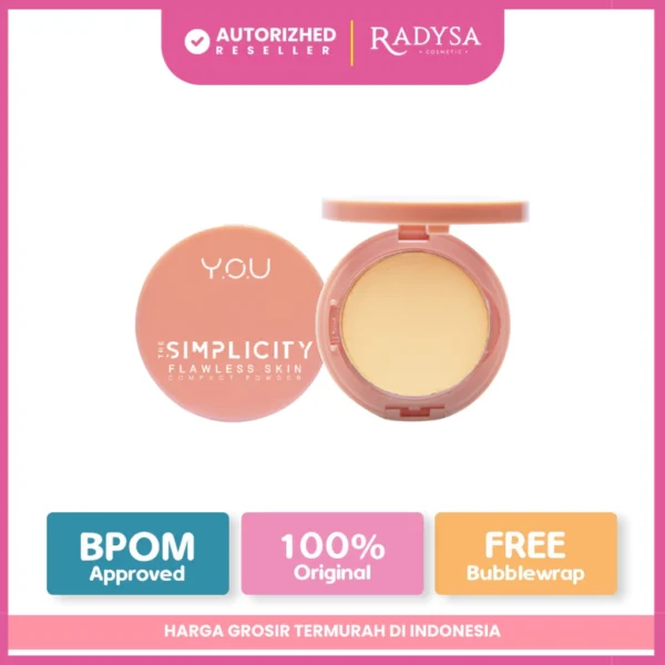 𝐑𝐀𝐃𝐘𝐒𝐀 - You The Simplicity Flawless Skin Compact Powder | Bedak Padat