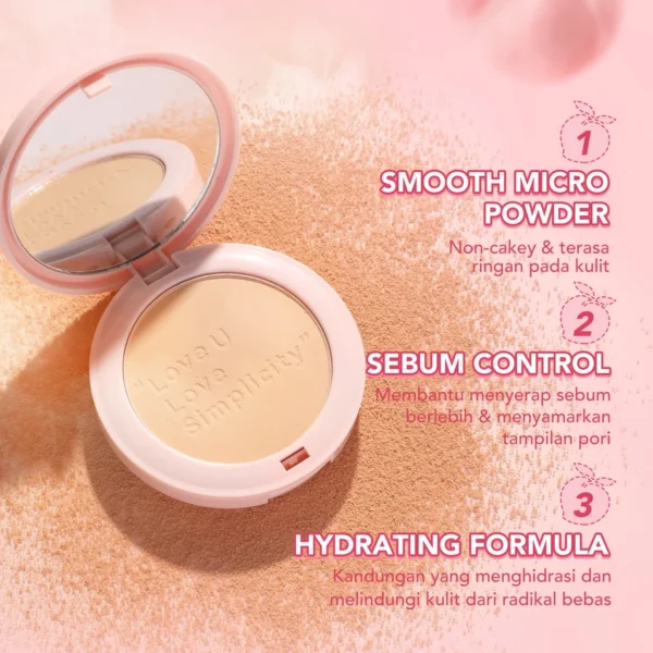 𝐑𝐀𝐃𝐘𝐒𝐀 - You The Simplicity Flawless Skin Compact Powder | Bedak Padat - Image 2