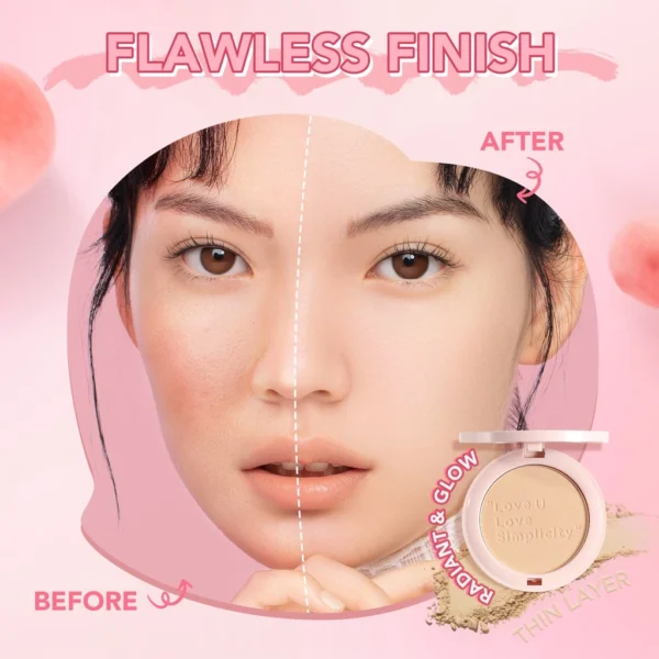 𝐑𝐀𝐃𝐘𝐒𝐀 - You The Simplicity Flawless Skin Compact Powder | Bedak Padat - Image 7