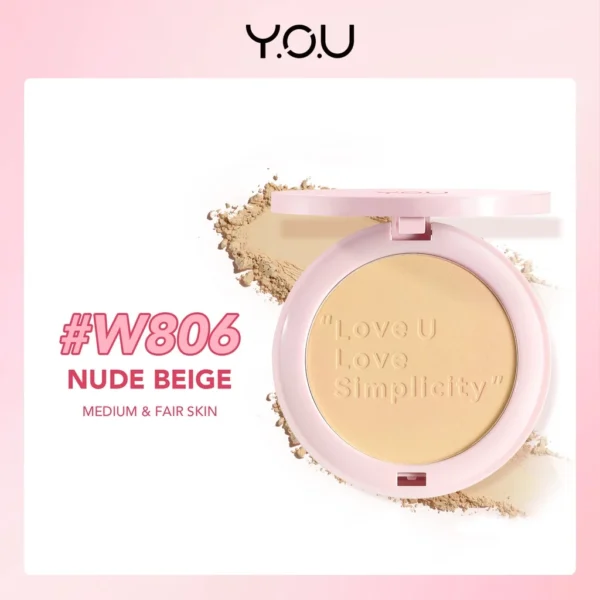 𝐑𝐀𝐃𝐘𝐒𝐀 - You The Simplicity Flawless Skin Compact Powder | Bedak Padat - Image 4