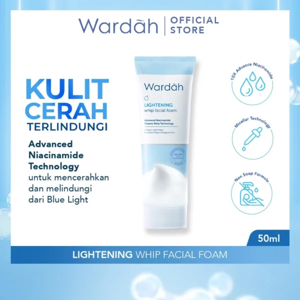 𝐑𝐀𝐃𝐘𝐒𝐀 - Wardah Lightening Whip Facial Foam - Image 4