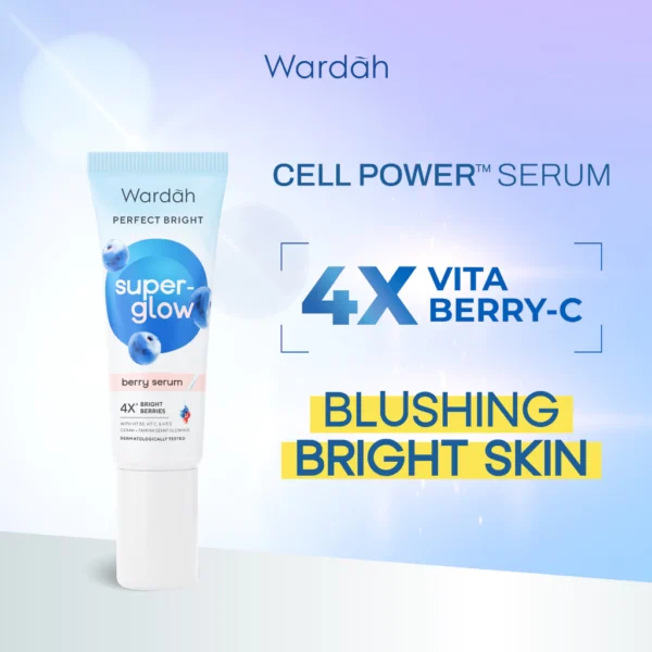 RADYSA - Wardah Perfect Bright Super-Glow Berry Serum 8 ml - Image 5