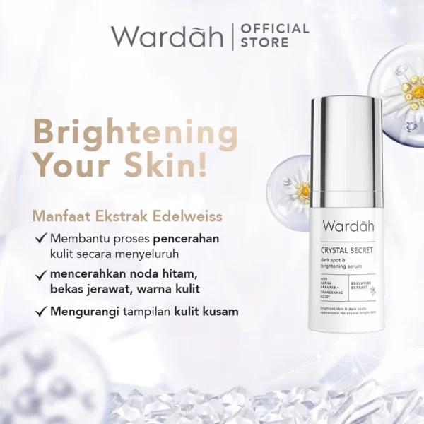 𝐑𝐀𝐃𝐘𝐒𝐀 - Wardah Crystal Secret Dark Spot & Brightening Serum 20 ml - Image 8