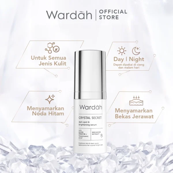 𝐑𝐀𝐃𝐘𝐒𝐀 - Wardah Crystal Secret Dark Spot & Brightening Serum 20 ml - Image 7