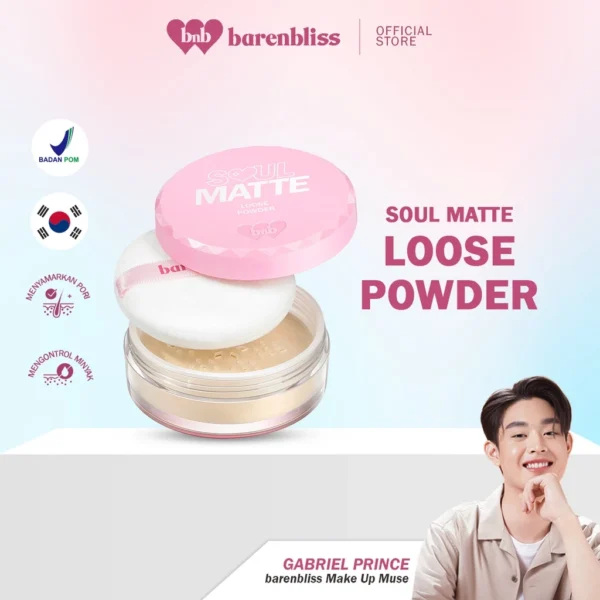 𝐑𝐀𝐃𝐘𝐒𝐀 - BNB Barenbliss Soul-Matte Loose Powder Korea Bedak Tabur - Image 2